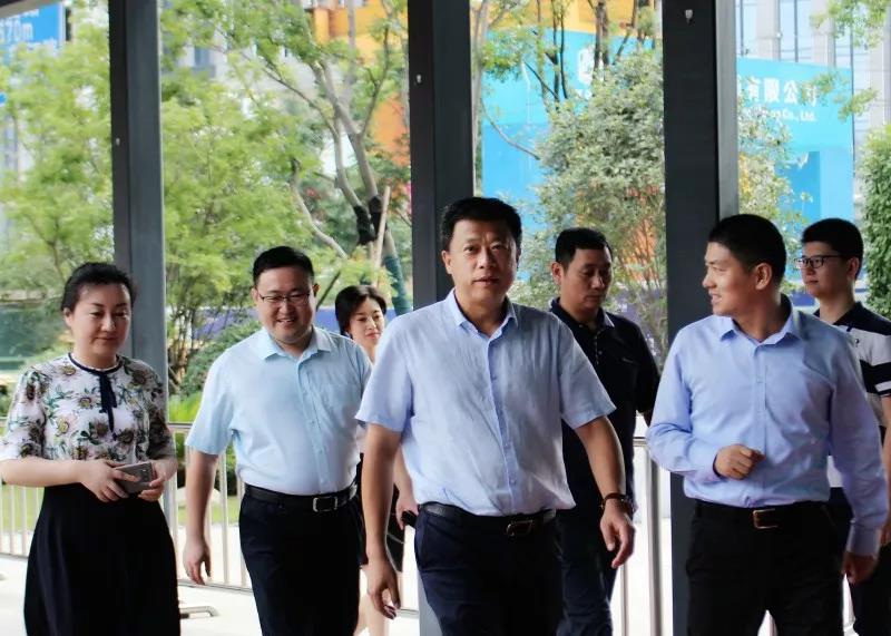 合肥市蜀山區(qū)委書記葛斌一行深入新華控股集團調(diào)研指導