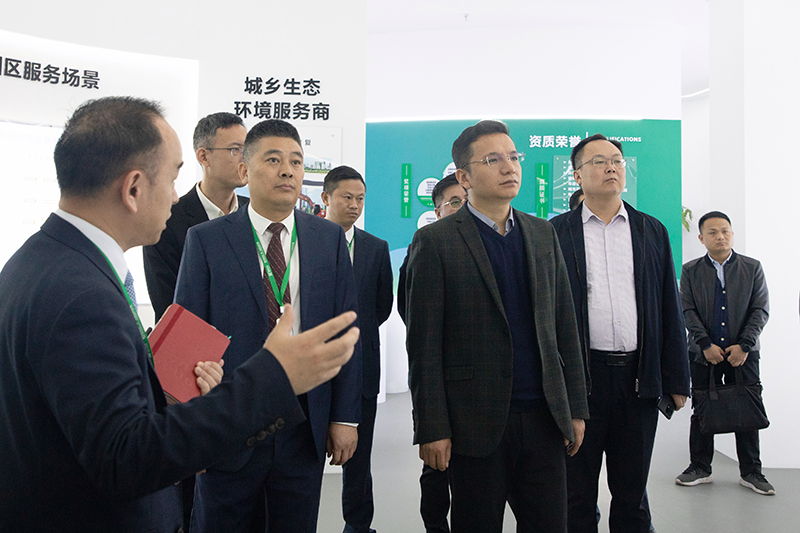 合肥市長豐縣政府領(lǐng)導(dǎo)一行到格林生態(tài)調(diào)研指導(dǎo)工作